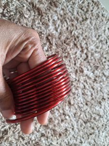Set of Red Bangles