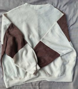 Cozy Two-Tone Pullover