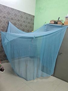 Blue Mosquito Net for Bed