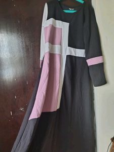 Stylish Patchwork Maxi Dress