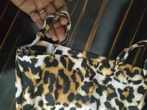 Leopard Print Slip Dress