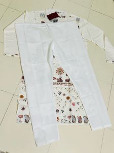 Cotton Embroidered Jodhpuri Kurta Man