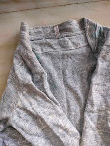 Grey Knit Shrug