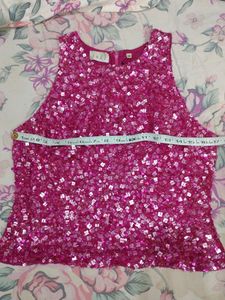 MAGENTA SHIMMER TOP