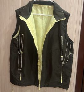 Reversible Vintage Olive Green Vest