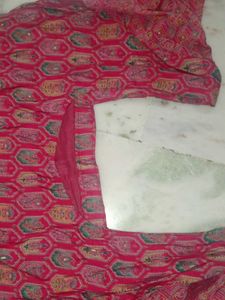 Cotton Work Kurta Set Wit Duapata