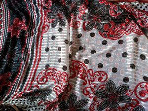 Beautiful synthetic Saree with readymade blouse
