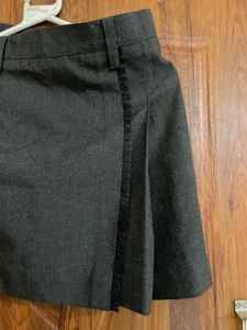 Classic Charcoal Grey Trouser Skirt