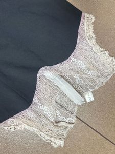 Chic Lace &amp; Black Fit &amp; Flare Dress
