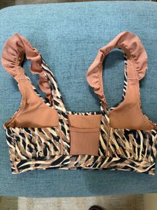 Adidas Zebra Print Sports Bra