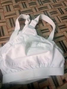 Off White Non Padded Bra