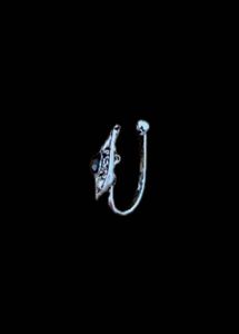 Elegant Oxidised Clip On Nosepin