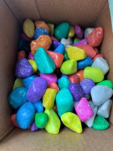 Vibrant Polished Aquarium Rocks