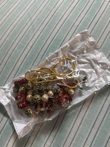 natural beads neck set
