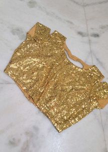 Stunning Gold Sequin Blouse