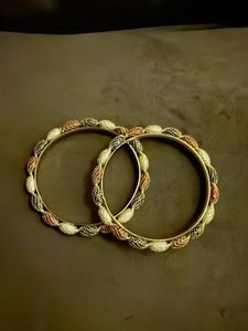 Elegant Designer Bangles - Set of 2