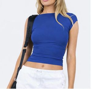 Blue Backless Top 💙