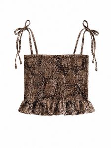 Brown Animal Print 3-Piece Co-Ord Set