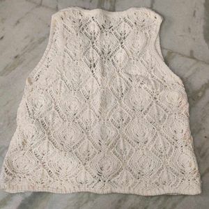 Crochet Knit Vest Top