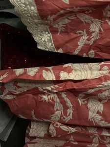 Elegant Floral Print Kurta