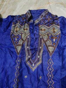 Tashar Silk Kurta For Men