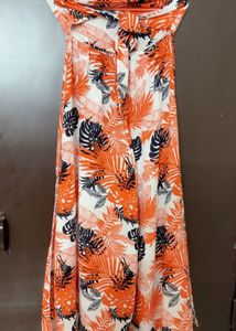 Tropical Print Dress