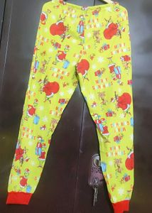 Green🟢 Lower Pyjama Red Cartoon Print 30 Waist