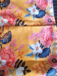 Table Runner Yellow Floral Print