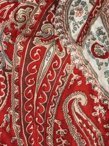 Red Paisley Print Kurti