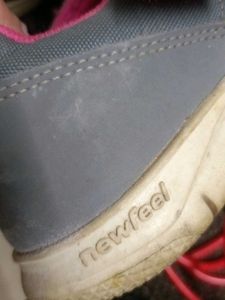 Gray &amp; Pink Casual Sneakers
