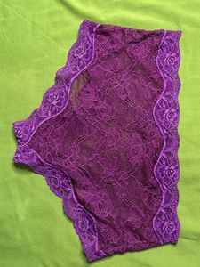 USED and Customiseable lace purple panty