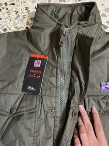 Y2k Olive Green Casual Jacket