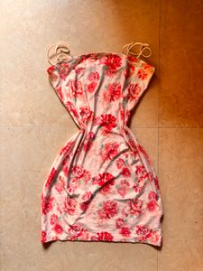 cute floral mini dress