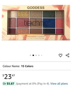 Technic Goddess Eyeshadow Palette