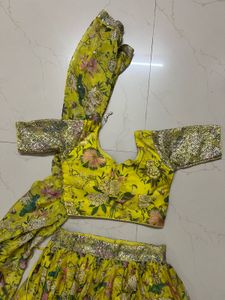Vibrant Floral padded Lehenga Choli Set