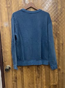 Blue Embroidered Crewneck Sweatshirt) Brand new