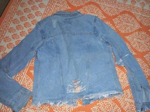 Distressed Denim Jacket