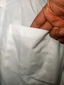 Classic White Men's Formal Shirt