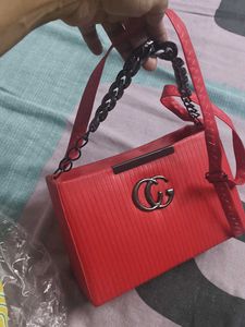 Stylish Red Handbag new without tag