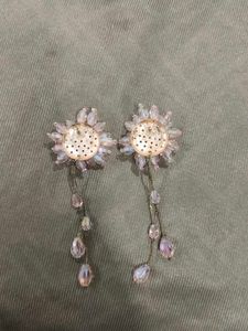 light pink earrings
