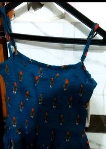 Blue Ethnic dress with kurta 😍😍