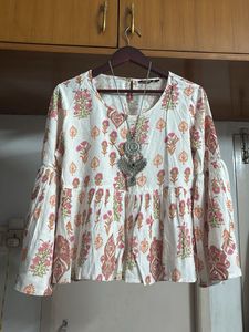“Zudio” Chic Printed Kurta Top