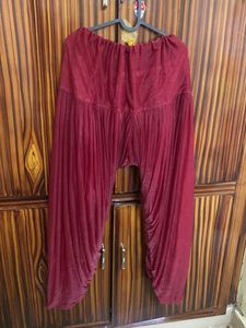 Maroon Salwar Kameez Bottom