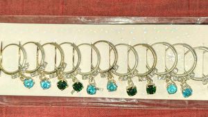 Stylish Stone Hoop Baali Set ✨