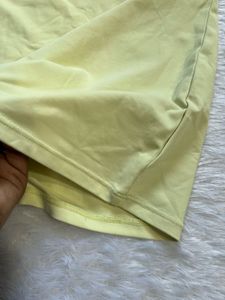 Casual Pastel Yellow Top