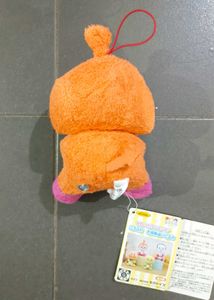 Cute Orange Plush Toy with Tag