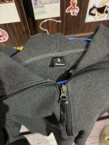 Grey Zip-Up Hoodie