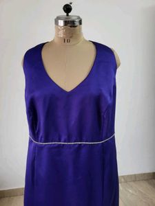plus size Purple Maxi Dress
