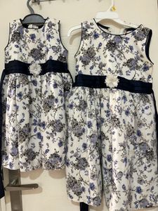 Combo Twin Set Of  Frocks 2-4&amp;4-6, Glasses