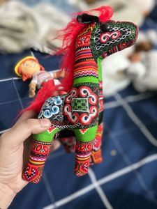 Handmade Embroidered Horse Doll